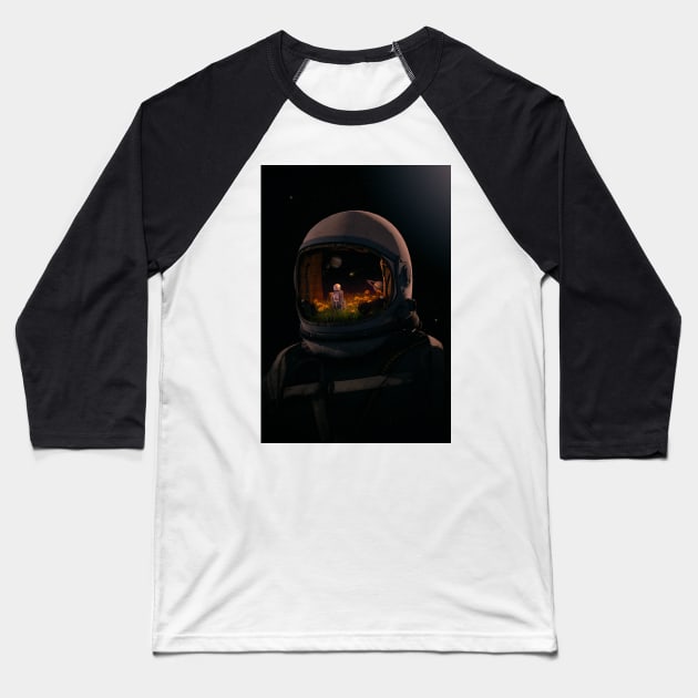 Headspace Baseball T-Shirt by nicebleed